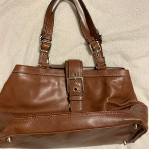 Coach Tan Leather Tote